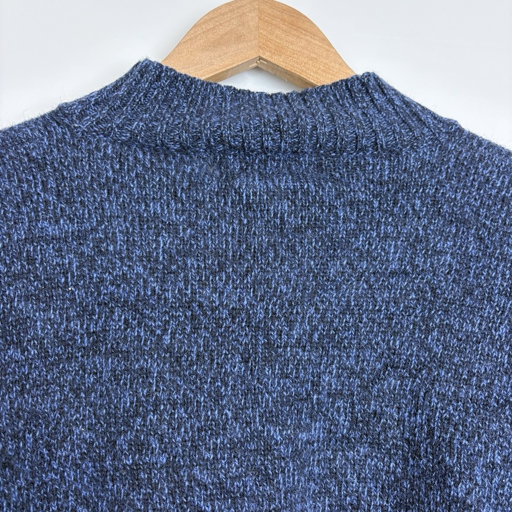 Vtg Women's Eddie Bauer Wool Blend Cardigan Sweater Grannycore Grandma Sz L - Picture 11 of 14